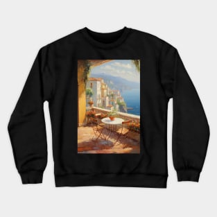 painting of greece Crewneck Sweatshirt